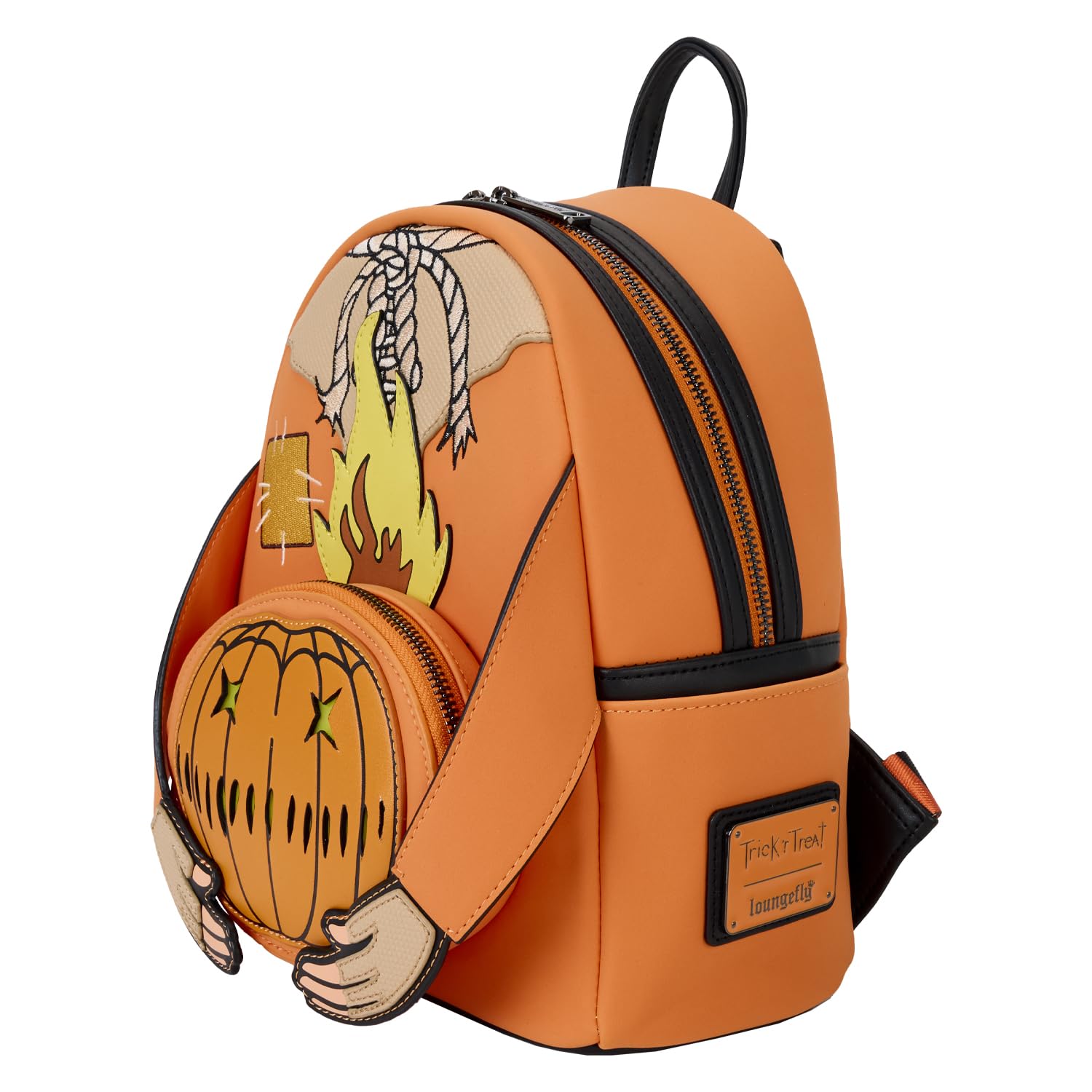 Amazon.com: Loungefly Trick 'R Treat Flaming Head Sam Mini